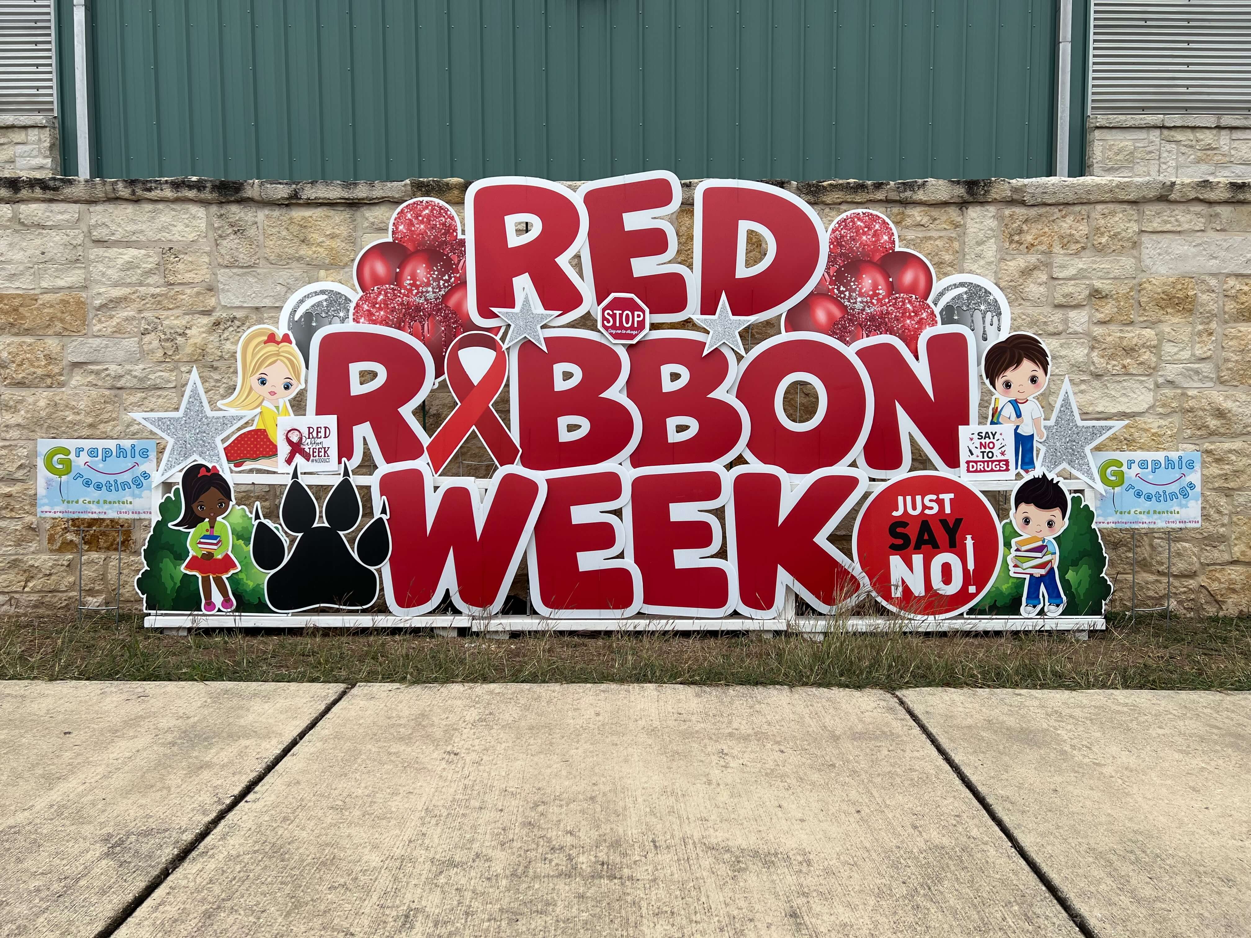 TWES Red Ribbon Week Yard Card